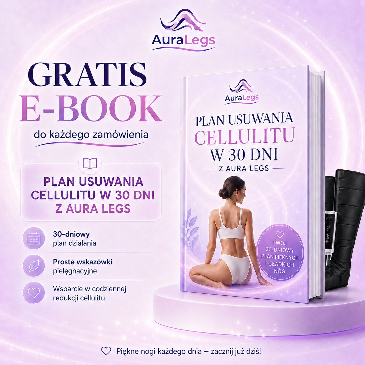 AuraLegs™ + Plan Redukcji Cellulitu w 30 Dni